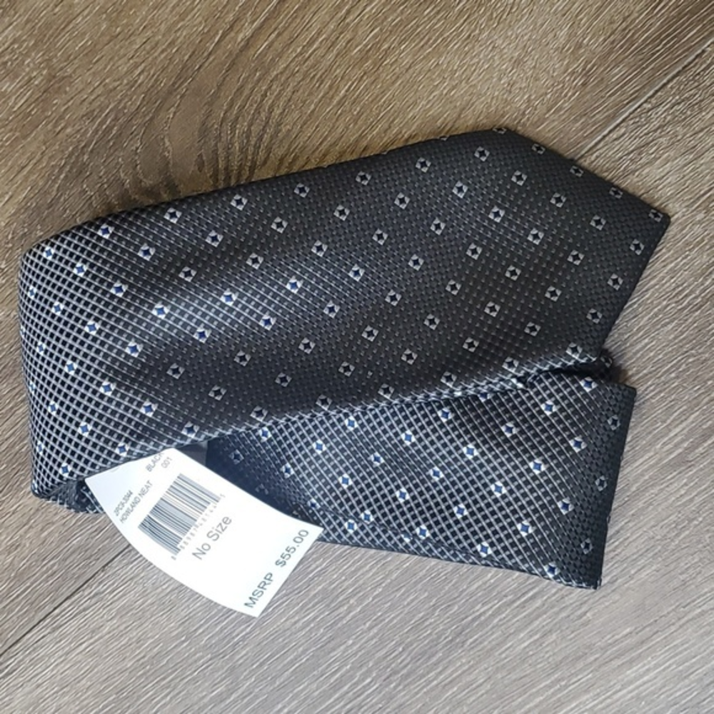 Perry Ellis Portfolio‎ Black Howland Neat Tie